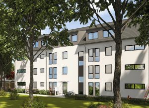 Großzügige Fensterflächen sorgen für lichtes, helles Wohnen. Foto: HELMA Wohnungsbau GmbH