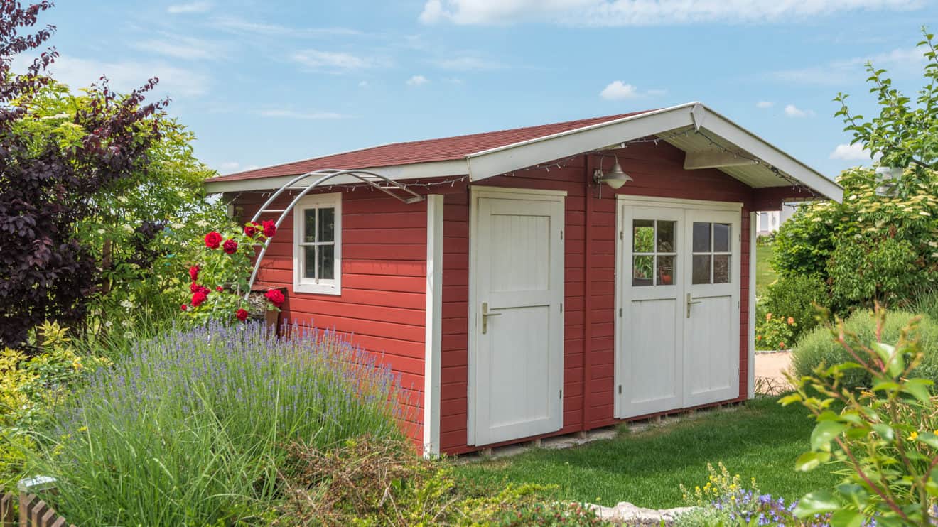 Gartenhaus einrichten – Platz ist in der kleinsten Hütte
